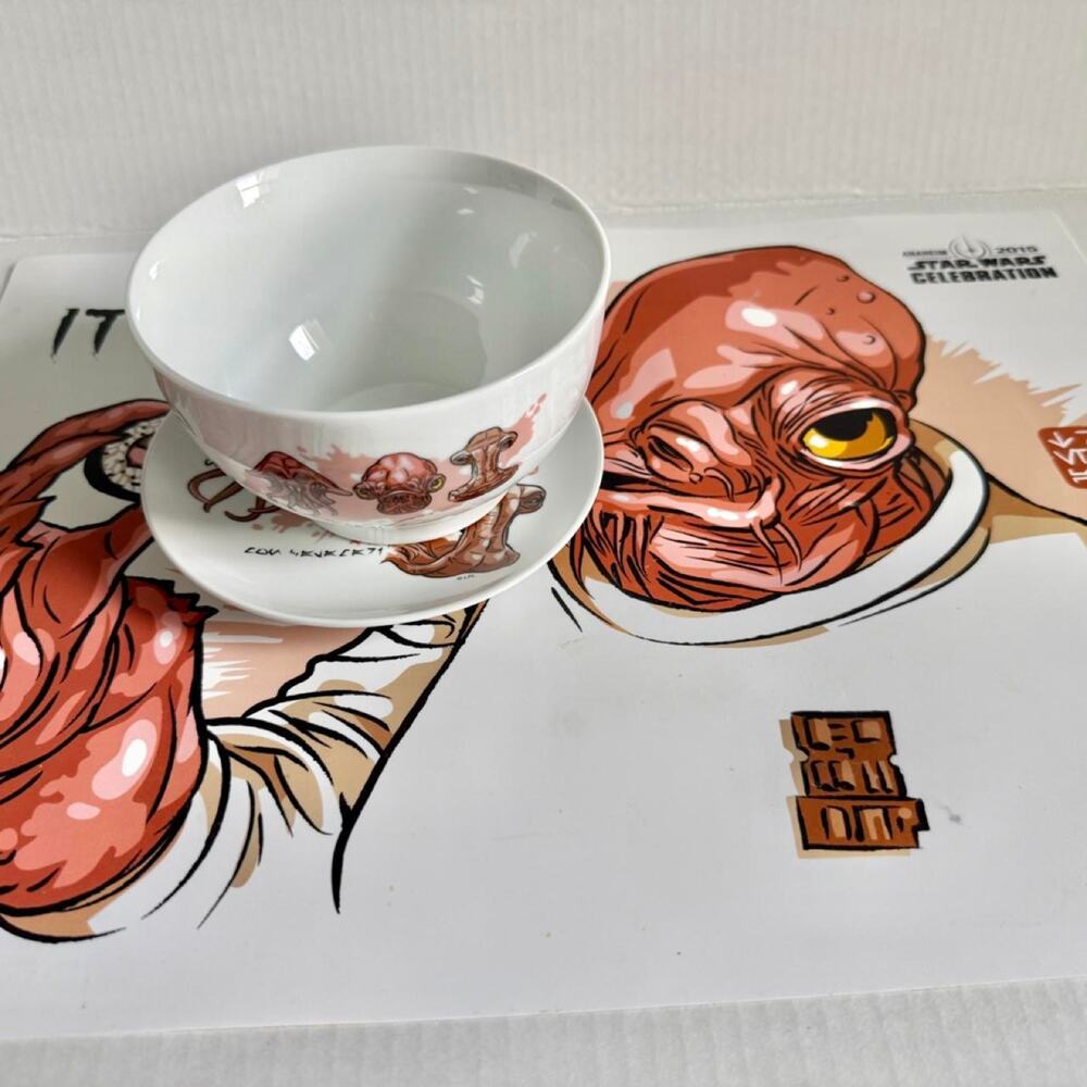 Star Wars Bowl, Plate and Mat set